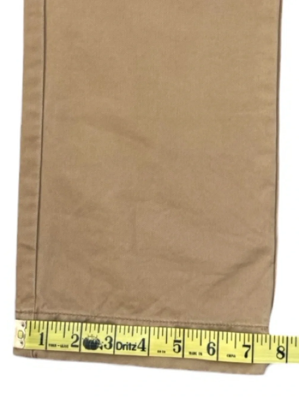 J. Crew 770 Straight Broken-In Chino Pants Khaki Tan 34x34 100% Cotton